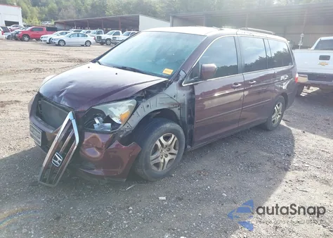 2007 Honda Odyssey Ex-L z USA, uszkodzony, nr VIN 5FNRL38687B462438